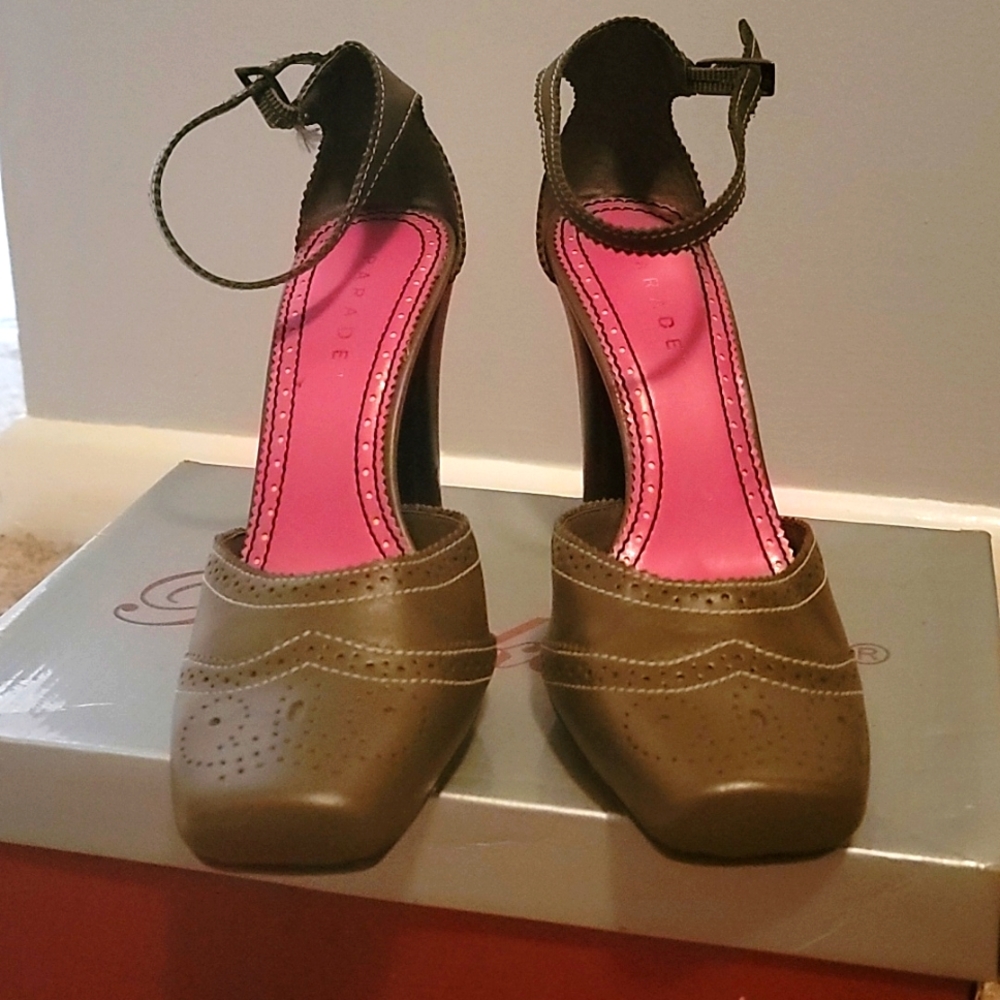 Ankle strap heels